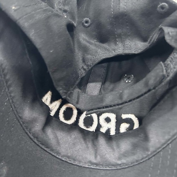 Bride Groom Hat Set Mens Womens One Size Strapback Party - Picture 8 of 9